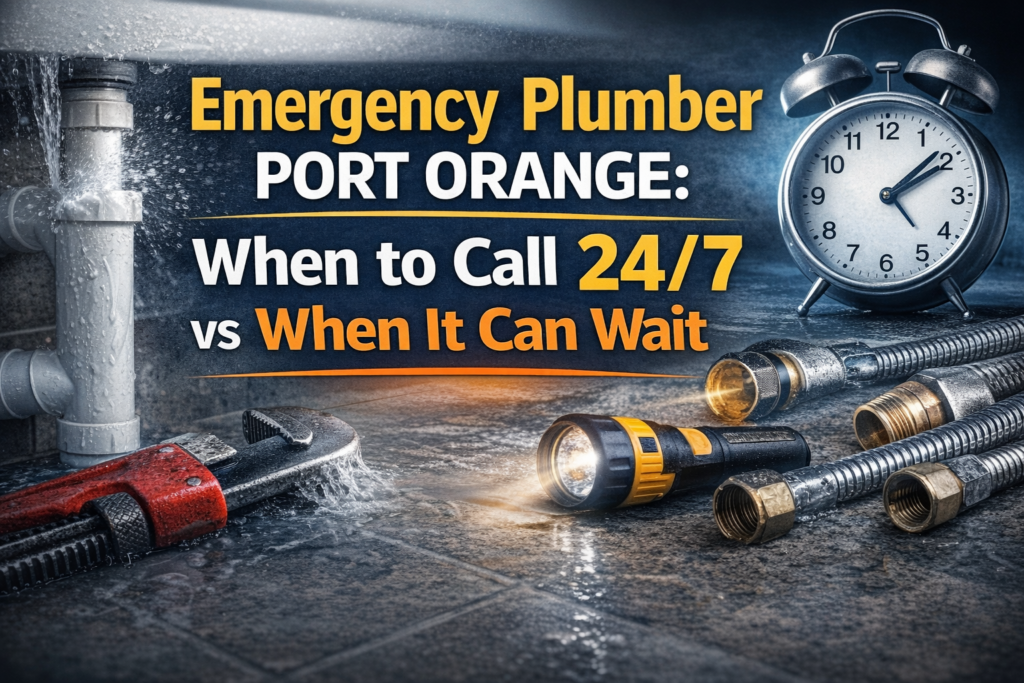 Emergency Plumber in Port Orangw