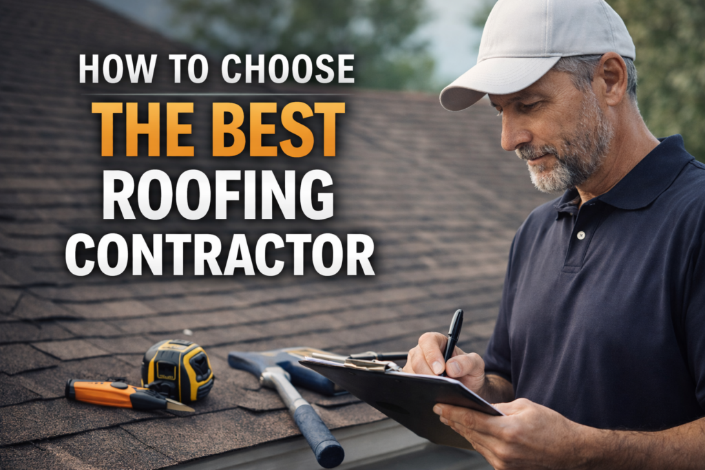 How to choose the best roofing contractor