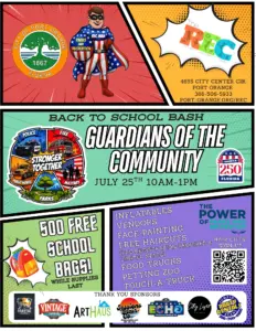 Back to School Bash “Guardians of The Community”