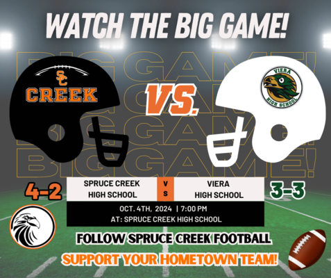 Spruce Creek Football: Hawks Vs Viera High School