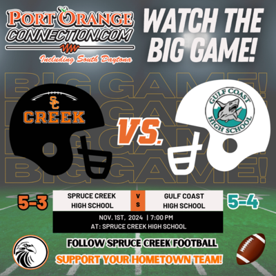 Spruce Creek Football: Hawks Vs Gulf Coast High School