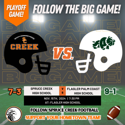 Spruce Creek vs. Flagler HS Playoffs!